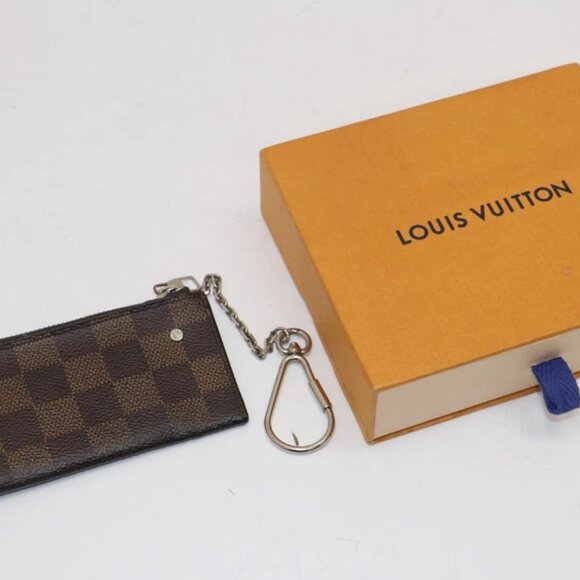 Louis Vuitton Key Pouch Cloth Small Wallet - Damier Ebene - Picture 10 of 15